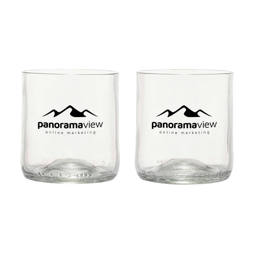 Product image Rebottled® Short Tumbler 2-pack Trinkgläsern Werbeartikel