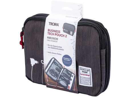 TROIKA Kabeltasche BUSINESS TECH POUCH 2 Werbeartikel