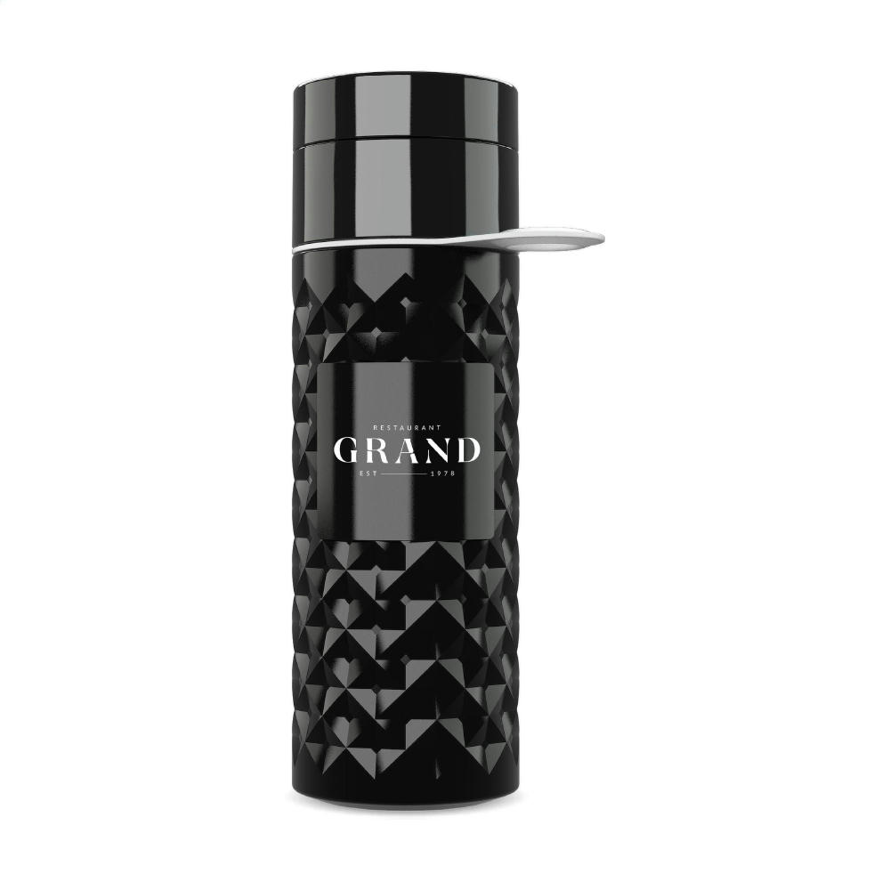 Product image Join The Pipe Nairobi Ring Bottle Black 500 ml Flasche Werbeartikel