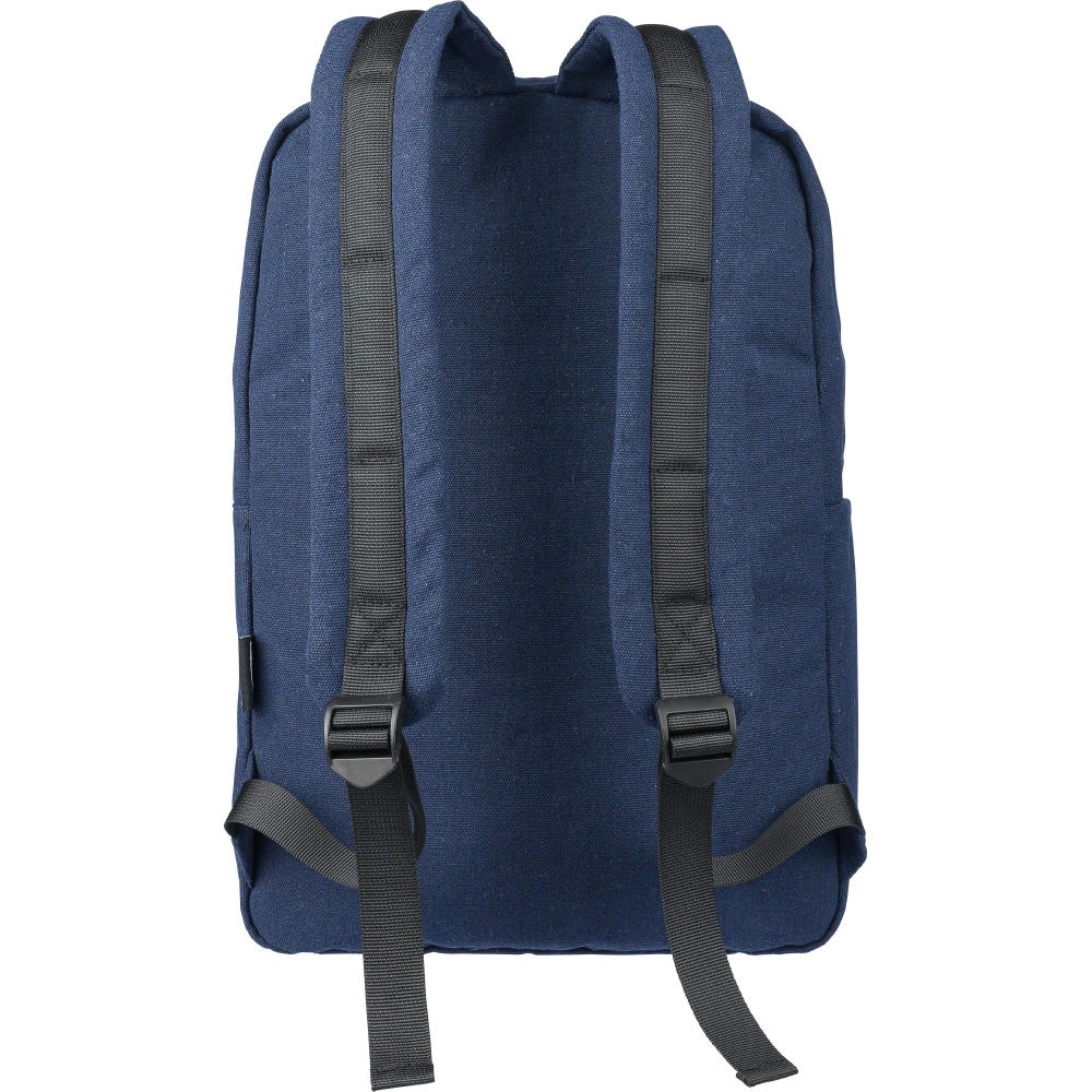 Rucksack Seraphina aus recyceltem Poly-Baumwollgewebe (330 g/m2) Werbeartikel