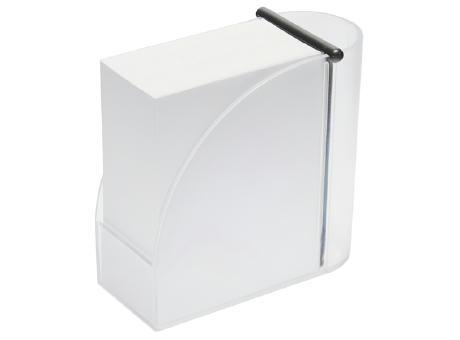 Grundfarbe gefrostet glasklar, Steg schwarz