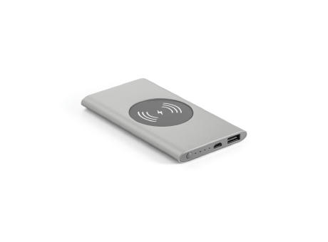Product image CASSINI. Powerbank 4'000 mAh mit 5W wireless Ladegerät aus Recyceltes Aluminium (100 % rAL) bedrucken