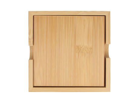 Bambus Untersetzer Set (4 Stück) Werbeartikel