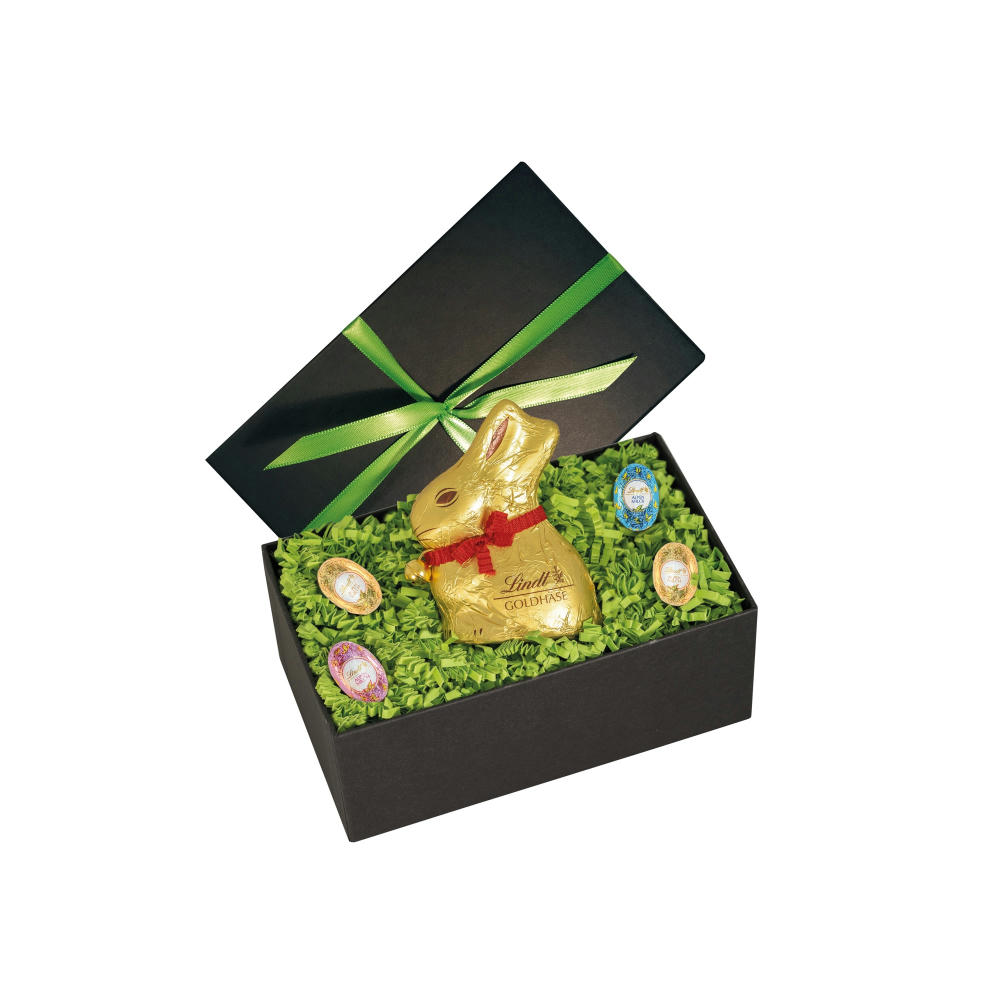 Product image Goldhase Geschenkbox Werbeartikel