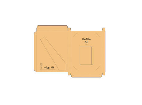 Kafka A4 Mappe Kork 64 Seiten  Werbeartikel