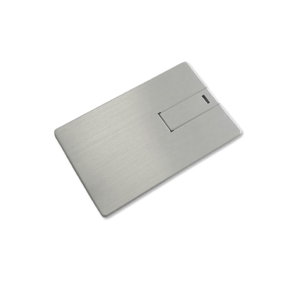 Product image USB-Stick Credit Card 5 Alu USB 2.0 COB 1 GB Silber Werbeartikel
