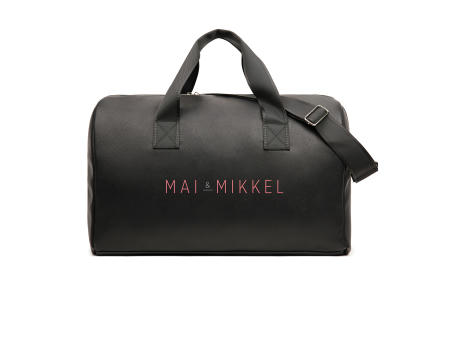 VINGA Bermond Wochenendtasche aus RCS recyceltem PU bedrucken
