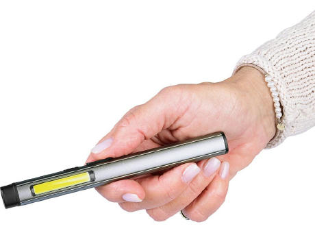 Aufladbare LED Leuchte "Profi Inspection Light Laser 200 L" Werbeartikel