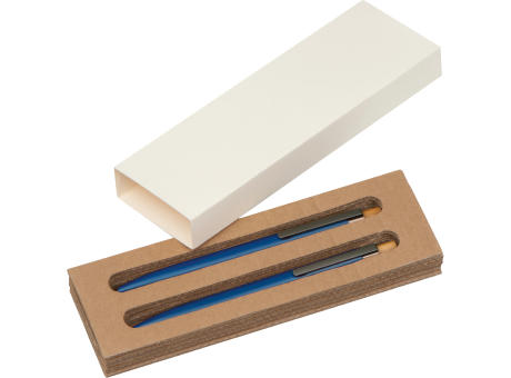 Product image Schreibset mit Kugelschreiber und Druckbleistift aus recyceltem Aluminium Werbeartikel