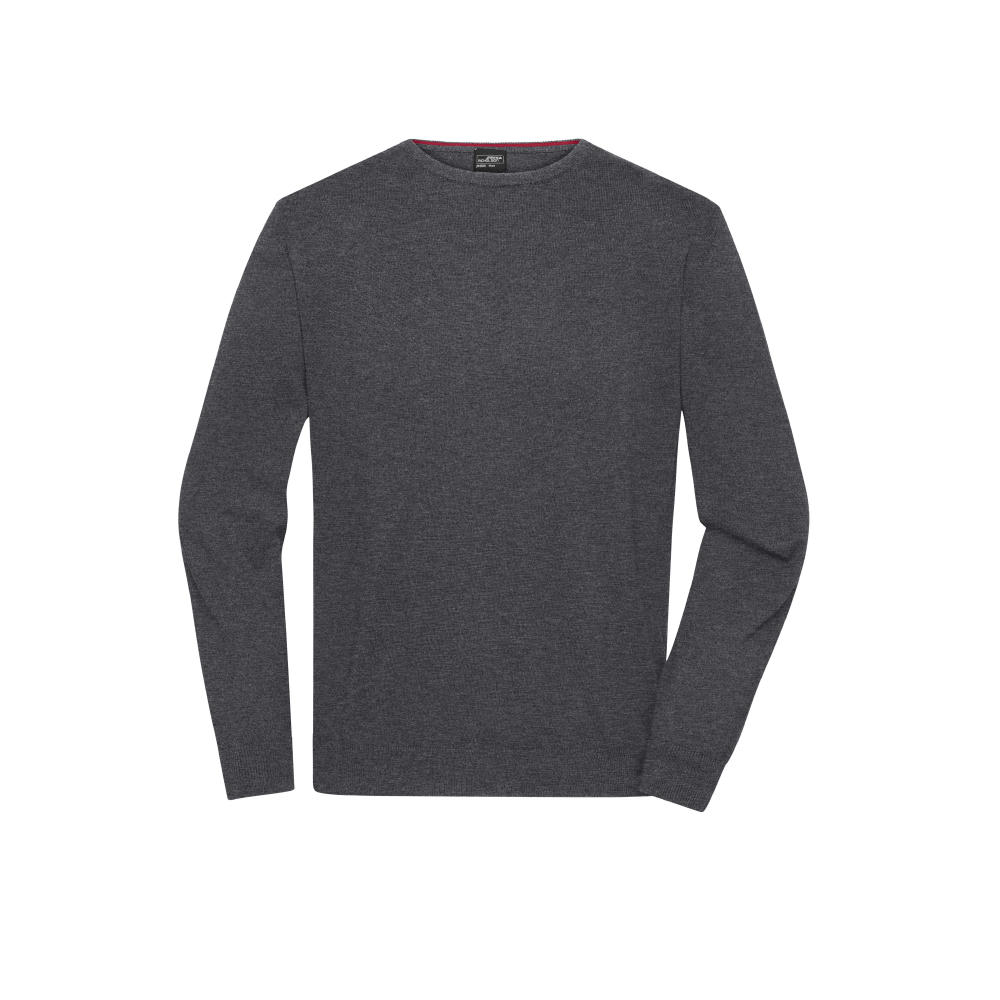 Product image Men's Round-Neck Pullover - Klassischer Baumwoll-Pullover Werbeartikel