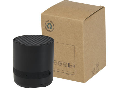 Product image Hunor 3 W kabelloser Lautsprecher aus recyceltem Kunststoff Werbeartikel