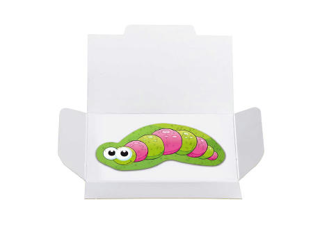 Samenpapier lustige Tierchen - Raupe Wanda Werbeartikel