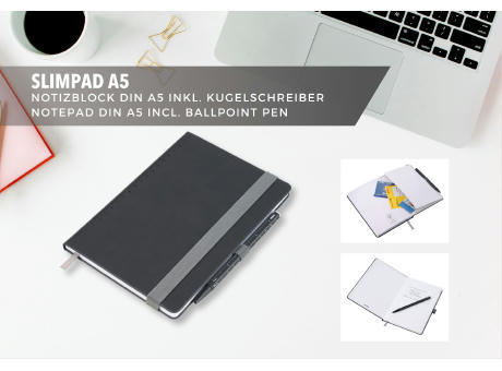 TROIKA Notizblock SLIMPAD A5 Werbeartikel
