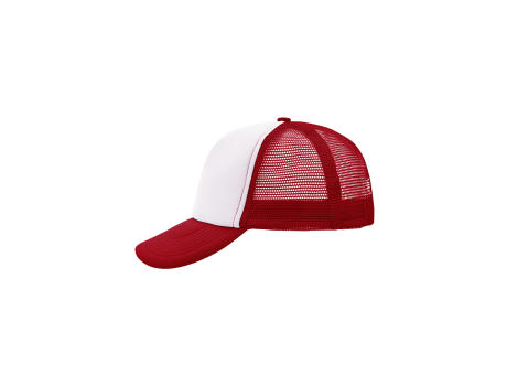 5 Panel Polyester Mesh Cap - Trendiges 5 Panel Mesh Cap in zahlreichen Farbvarianten Werbeartikel