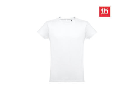 THC LUANDA WH. Herren-T-Shirt aus Baumwolle. Weiße Farbe Werbeartikel