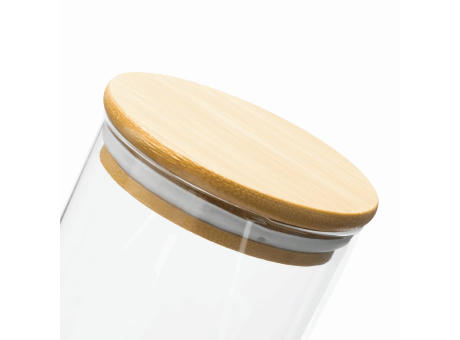 ECO STORAGE S - Glas-Vorratsdose, Füllmenge ca. 450 ml Werbeartikel
