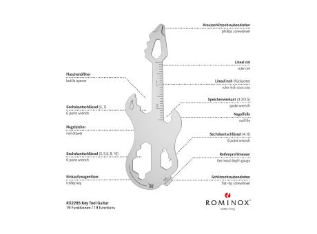 ROMINOX® Key Tool // Guitar - 19 functions (Gitarre) bedrucken