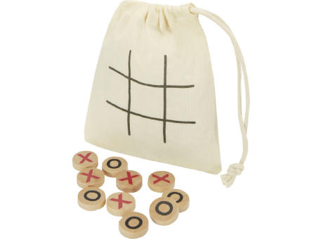 Product image Whorl Tic-Tac-Toe Spiel aus Holz Werbeartikel