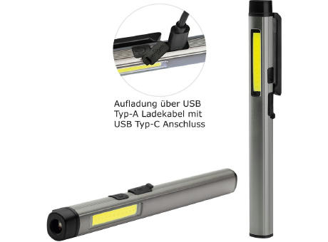 Product image Aufladbare LED Leuchte "Profi Inspection Light UV 200 L" Werbeartikel
