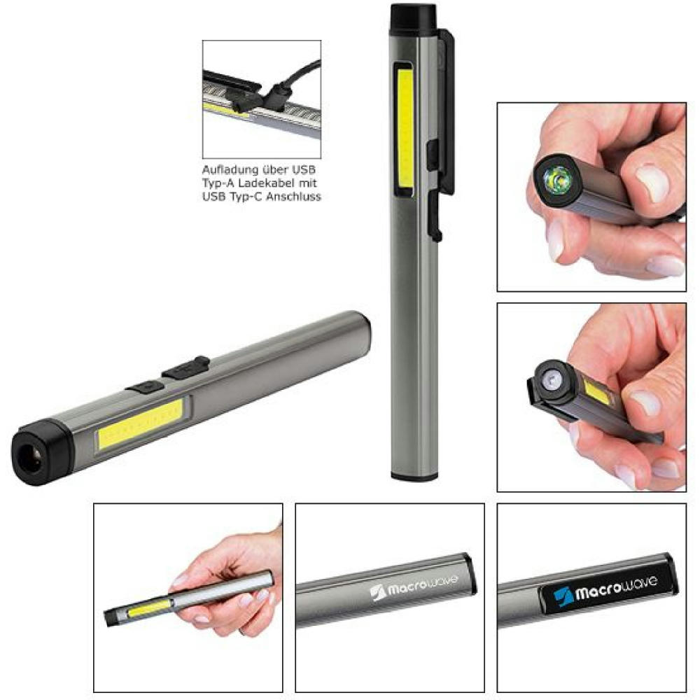 Product image Aufladbare LED Leuchte "Profi Inspection Light UV 200 L" Werbeartikel