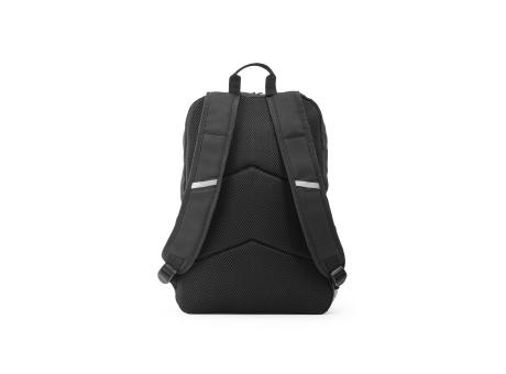 DELFOS BACKPACK. Laptop-Rucksack aus 300D recyceltem Polyester und 600D recyceltem Polyester mit reflektierenden Elementen bedrucken