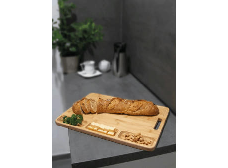 BAMBOO SERVING - Großes Schneidebrett Werbeartikel