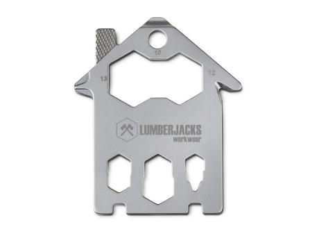 ROMINOX® Key Tool // House - 21 Funktionen (Haus) bedrucken