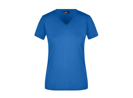 Ladies' Slim Fit V-T - Figurbetontes V-Neck-T-Shirt bedrucken