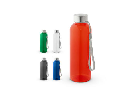 Product image ENDERS M. Trinkflasche (600ml) aus recyceltem PET (100% rPET) mit glänzender transluzenter Oberfläche Werbeartikel