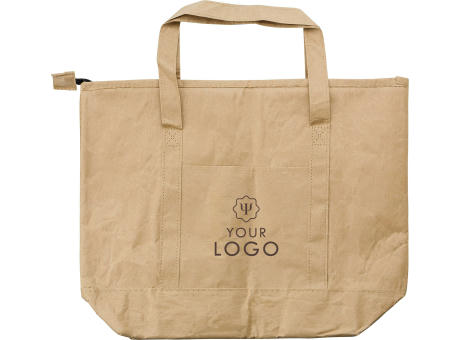 Laminierte Einkaufs- und Kühltasche aus Papier Oakley Werbeartikel