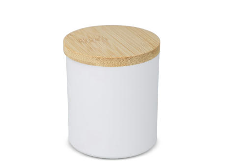 Product image Bhakti-Duftkerze auf pflanzlicher Basis in recyceltem Aluminiumgefäß Werbeartikel