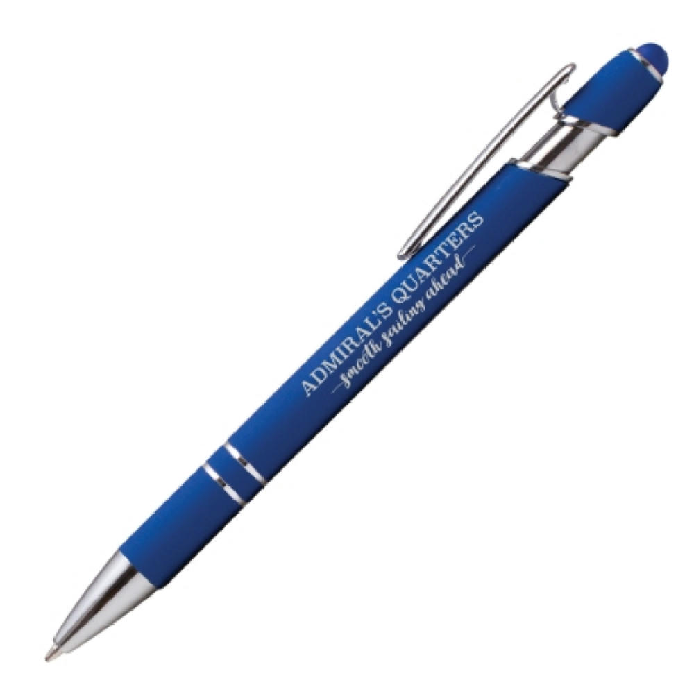 Product image BARROW Stylus Soft Touch Kugelschreiber mit Lasergravur Werbeartikel