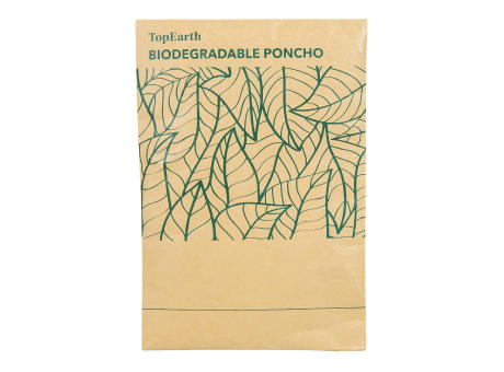 Biologisch abbaubarer Regenponcho Werbeartikel