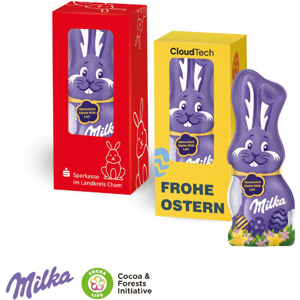 Product image MILKA SCHMUNZELHASE IN DER WERBEBOX, 15 g Werbeartikel