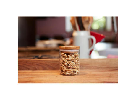 Glasbehälter "Bamboo", 0,35 l Werbeartikel