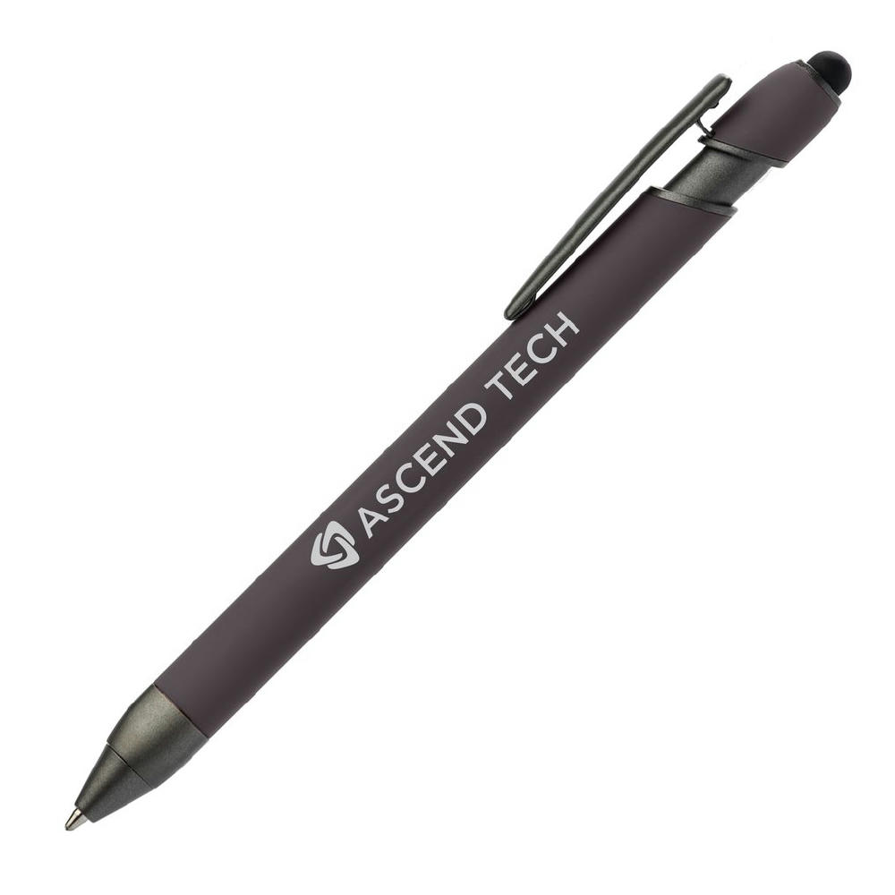 Prince Gunmetal Kugelschreiber - m/Stylus Werbeartikel