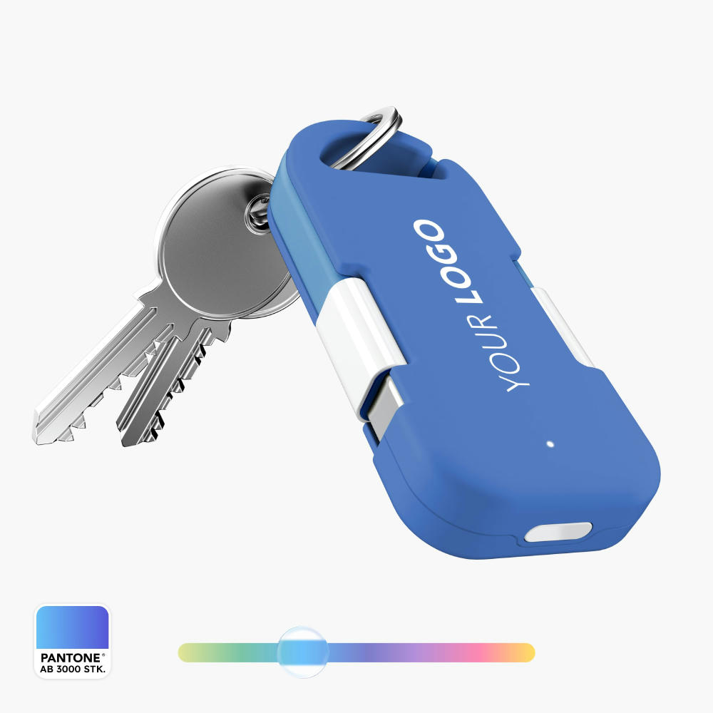 Evergreen Go - Die Notfall-Powerbank für den Schlüsselbund - Schwarz Werbeartikel