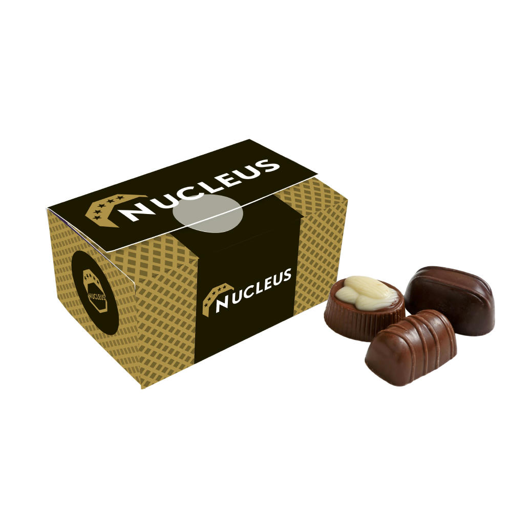 Box mit Belgische Schokolade Pralinen Werbeartikel