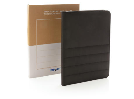 Impact AWARE™ RPET A4 Portfolio mit Reißverschluss Werbeartikel