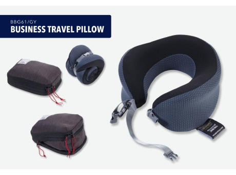 TROIKA Nackenkissen BUSINESS TRAVEL PILLOW Werbeartikel