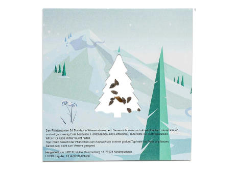 Samen-Karte Tannenbaum - Fichte Werbeartikel