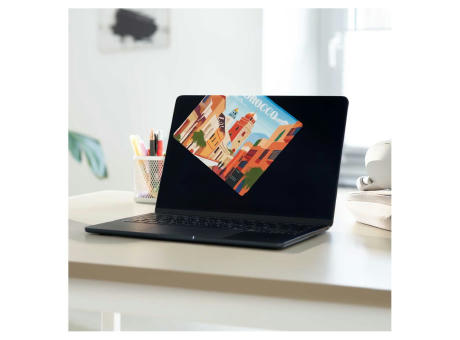 POLYCLEAN Displaytuch 18x15 cm im Etui, All-Inclusive-Paket Werbeartikel