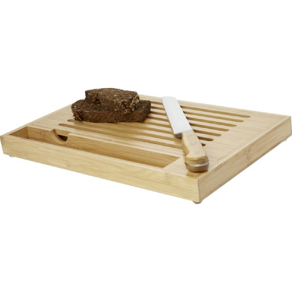 Product image Pao Bambus-Schneidebrett mit Messer Werbeartikel