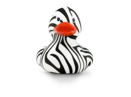 Werbeente Zoe Zebra, ca. 8 cm Werbeartikel