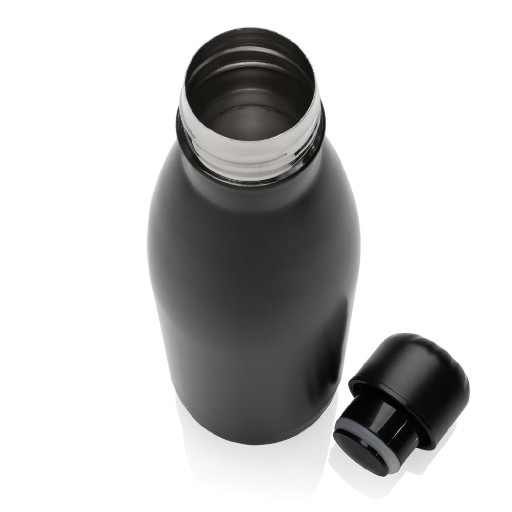 Eureka einwandige Wasserflasche aus RCS rec. Stainless-Steel Werbeartikel