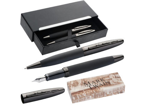 Product image Mark Twain Schreibset aus Metall Werbeartikel