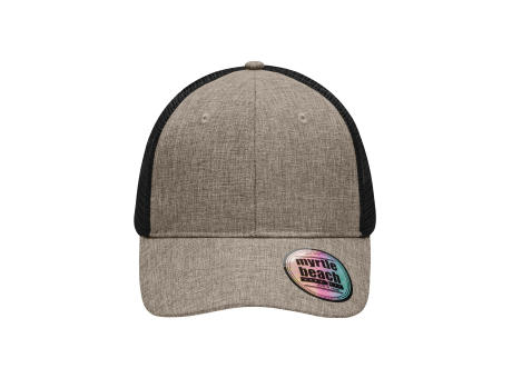 Product image 6 Panel Mesh Cap Mélange - Stylische Mesh Cap in moderner Mélange-Optik Werbeartikel