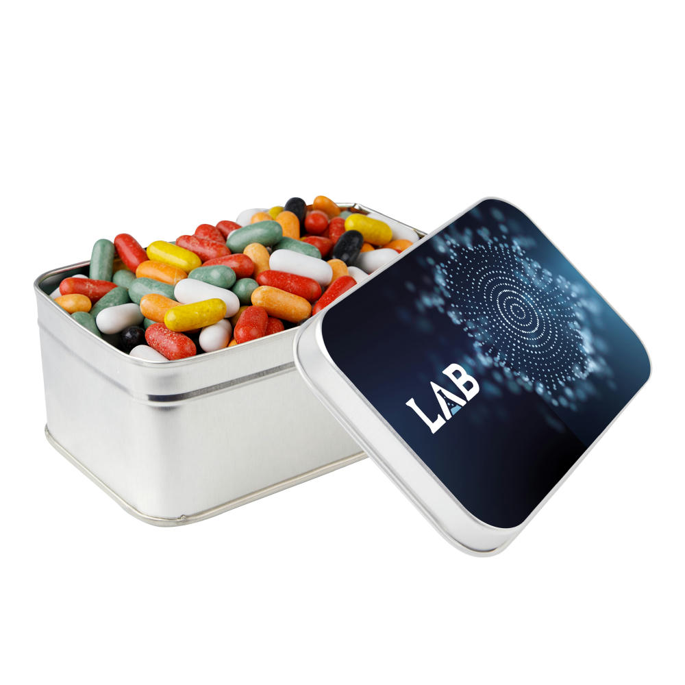 Product image Rechteckige Dose gefüllt mit Süßigkeiten Werbeartikel