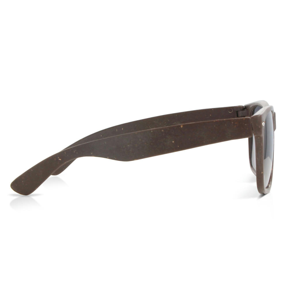 Sonnenbrille Justin Kaffee-Faser UV400 Werbeartikel