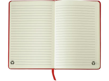 Notizbuch aus recyceltem Karton (A5) Evangeline Werbeartikel